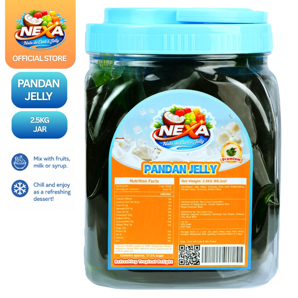Pandan Jelly 2.5kg Jar